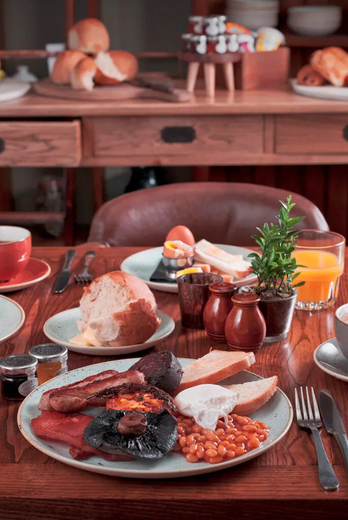 Delicious picture of our full welsh breakfast one of the best near Barmouth