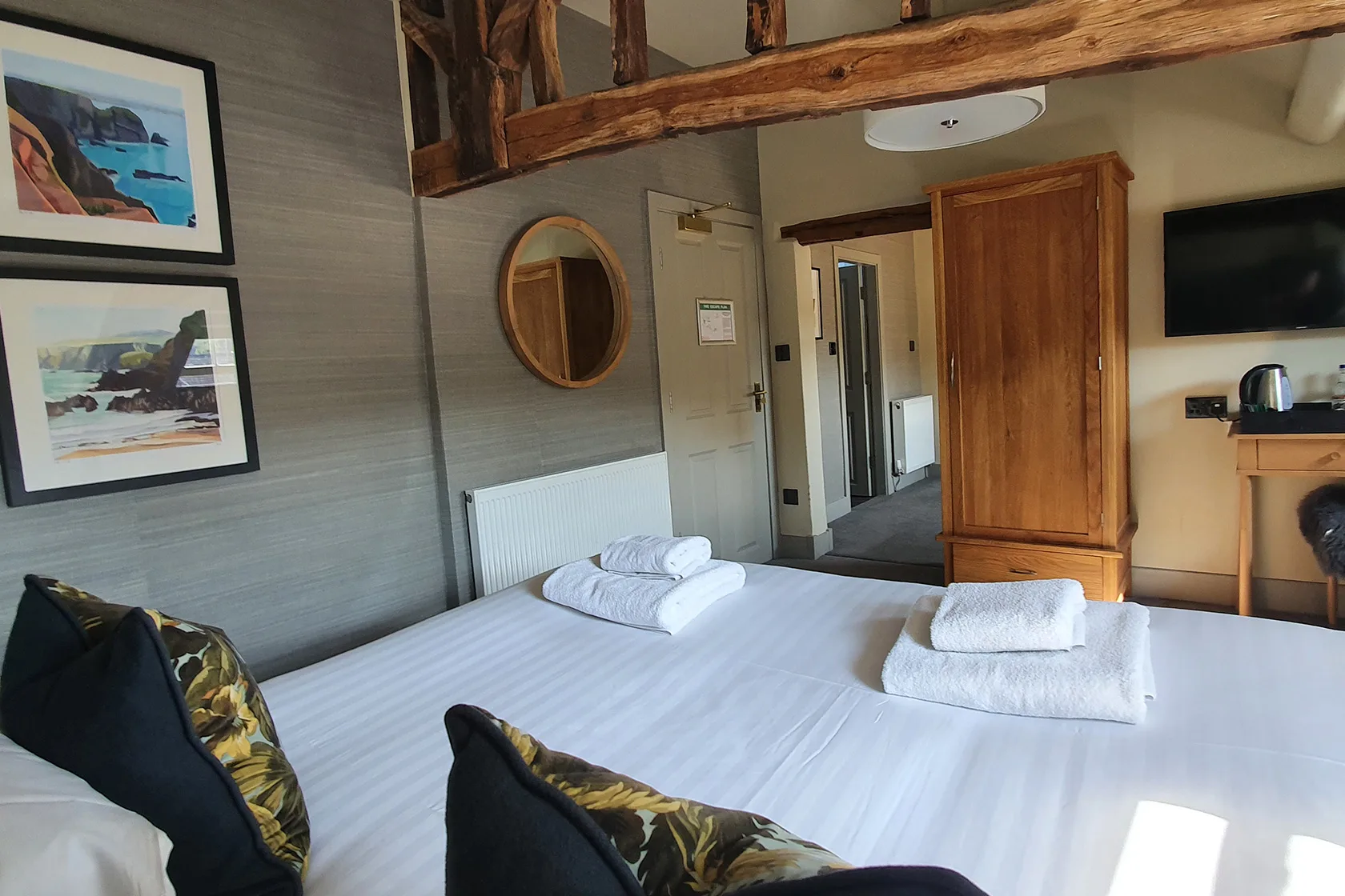 Inside the family suite at the Royal Ship